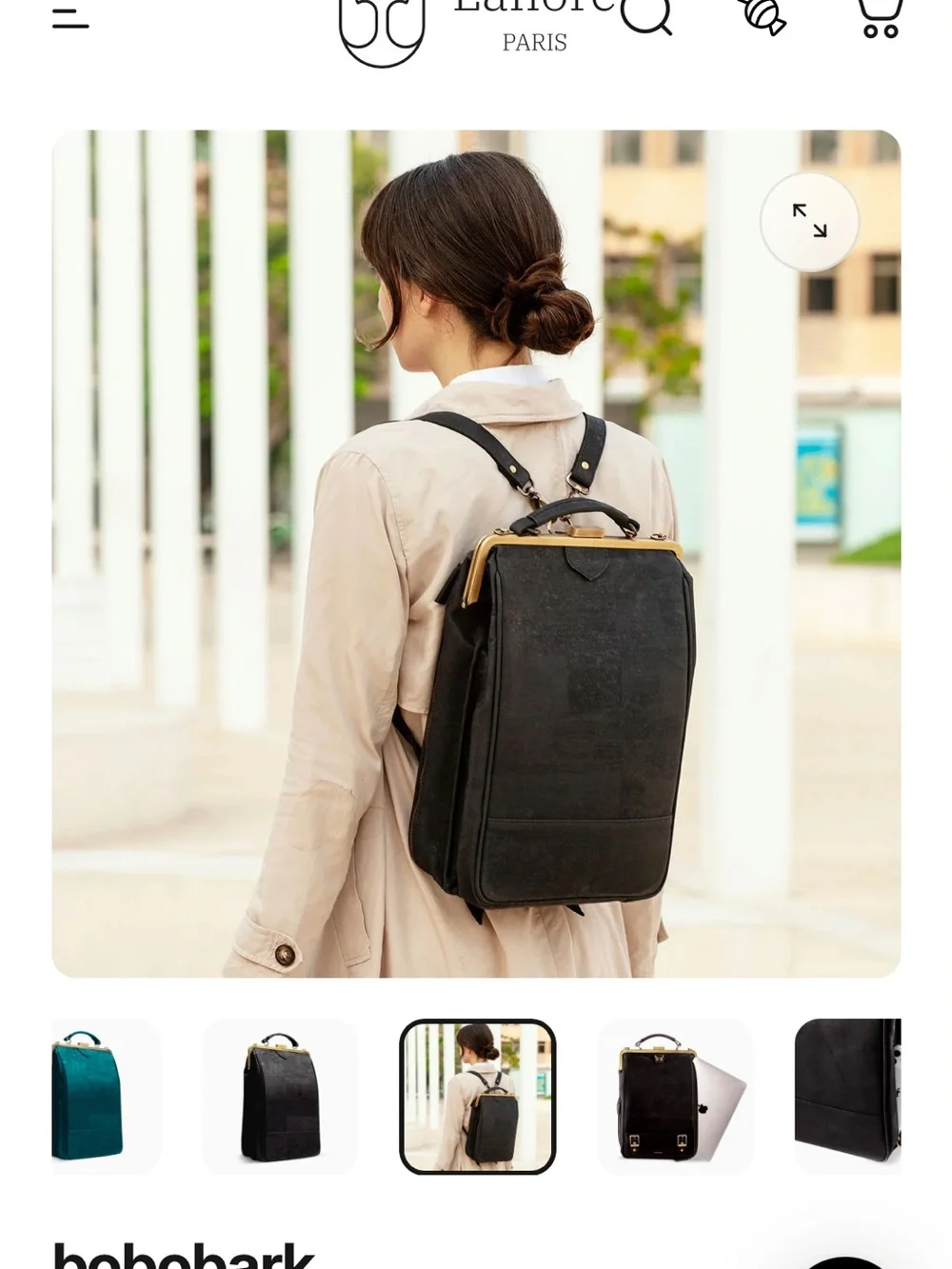 Hand-made Designer Laptop Backpack in Emerald is as Gorgeous as it is Functional